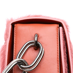 Shearling Chain Crossbody