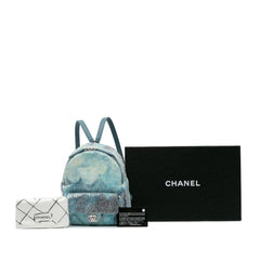 Mini Sequins and Lambskin Waterfall Backpack