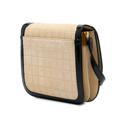 Medium Quilted Suede Monogram Solferino Crossbody