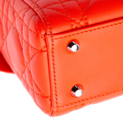 Mini Lambskin Cannage Lady Dior