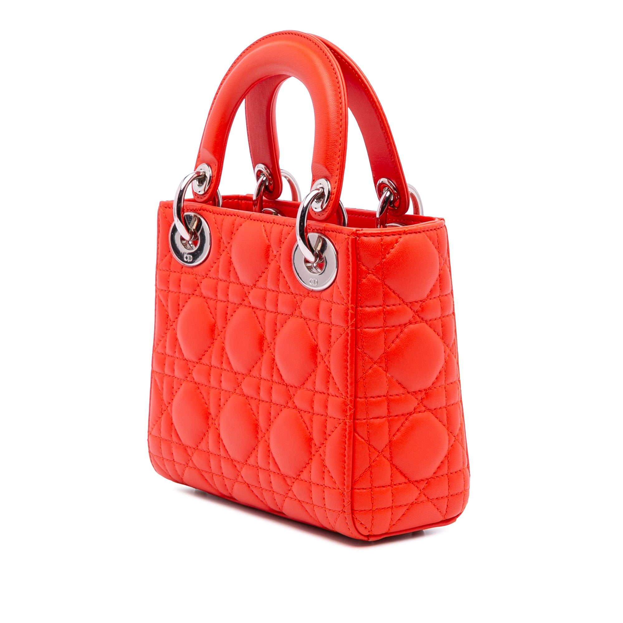 Mini Lambskin Cannage Lady Dior