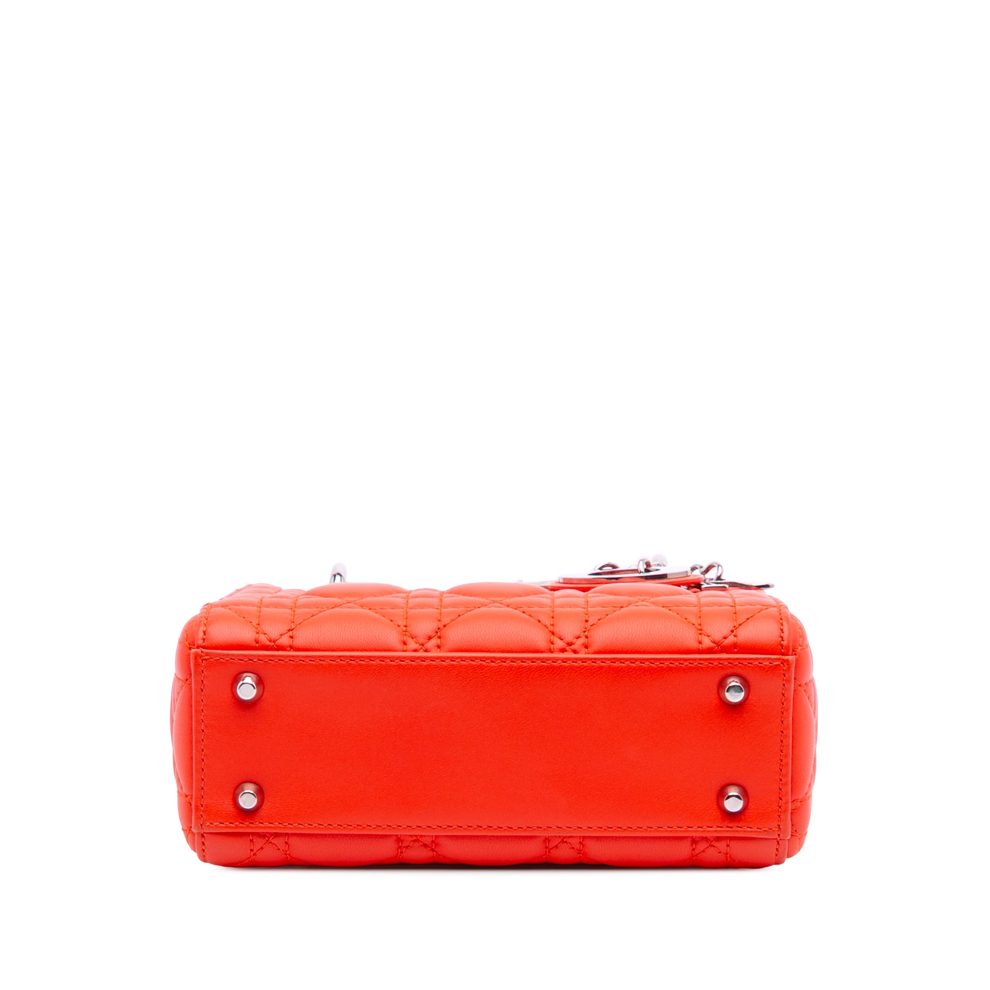 Mini Lambskin Cannage Lady Dior