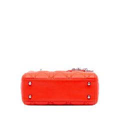Mini Lambskin Cannage Lady Dior