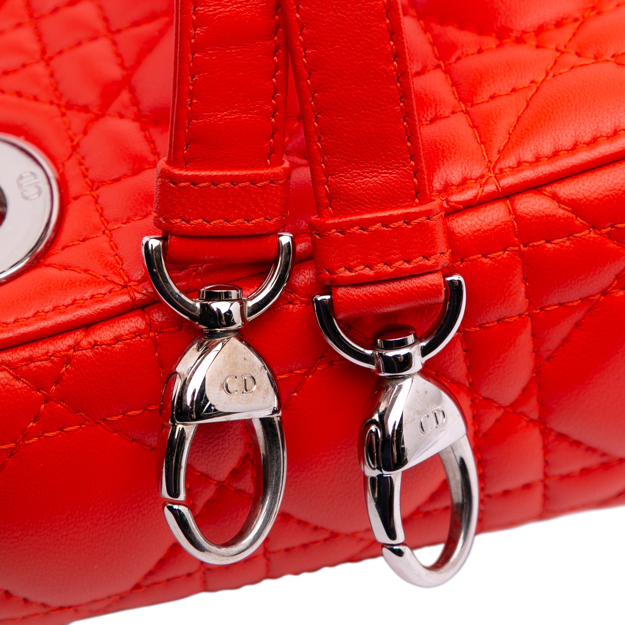 Mini Lambskin Cannage Lady Dior