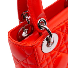 Mini Lambskin Cannage Lady Dior