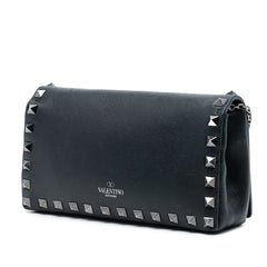 Leather Rockstud Crossbody