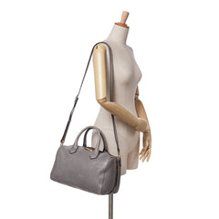 Medium Grained Calfskin Alchester Satchel