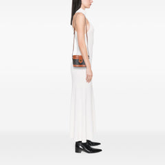 Medium Triomphe Coated Canvas Tambour Crossbody