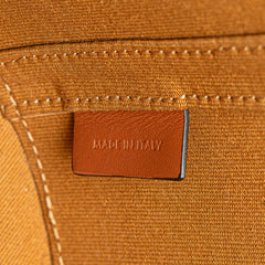 Medium Triomphe Coated Canvas Tambour Crossbody