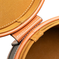 Medium Triomphe Coated Canvas Tambour Crossbody