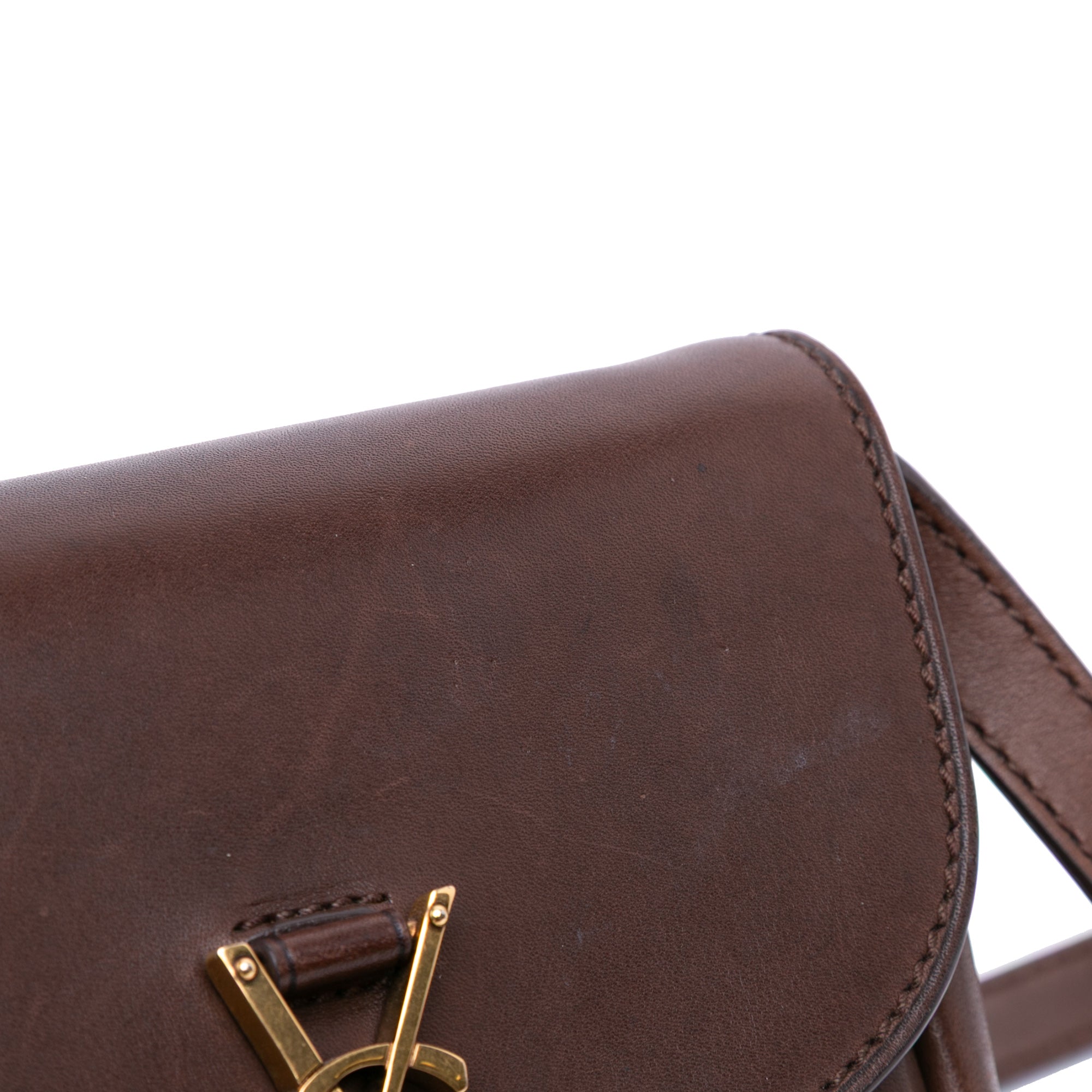 Small Leather Monogram Kaia Crossbody