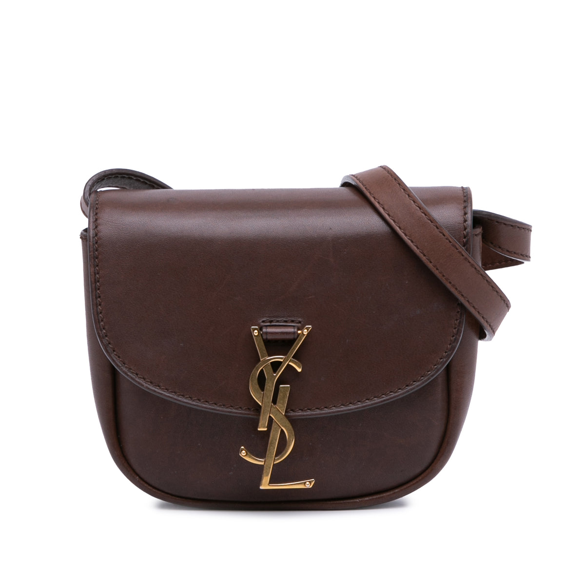 Small Leather Monogram Kaia Crossbody