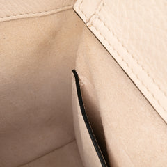 Medium Leather One Stud Top Handle Bag