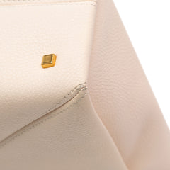 Medium Leather One Stud Top Handle Bag