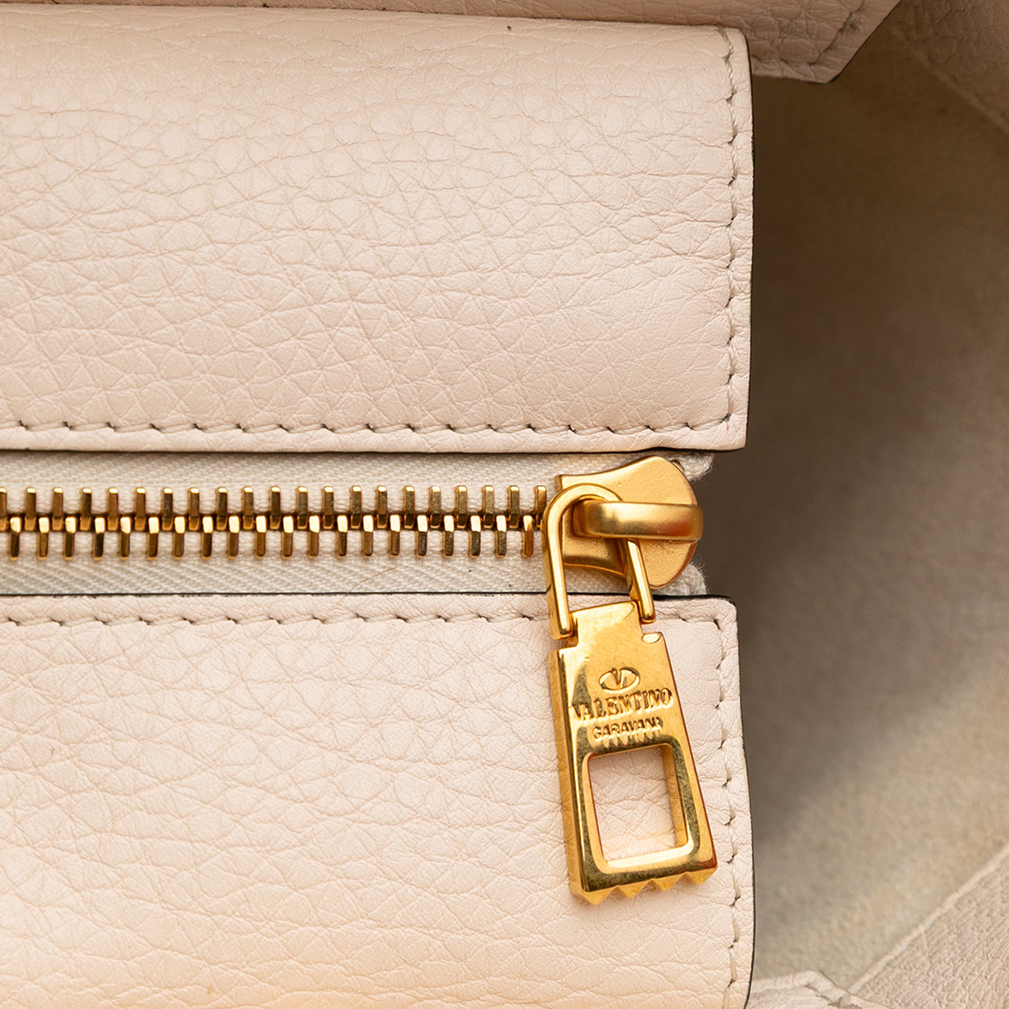 Medium Leather One Stud Top Handle Bag