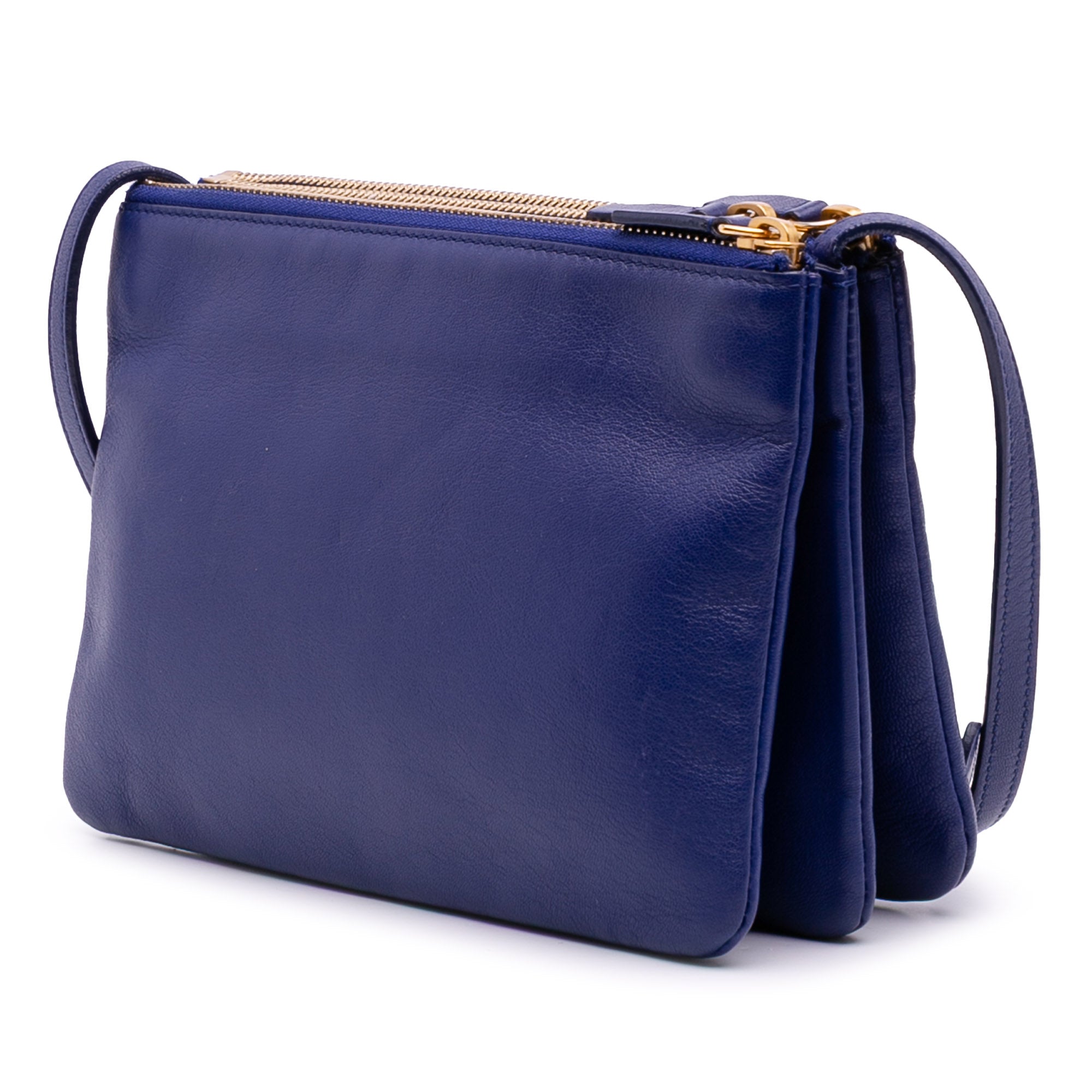 Small Lambskin Trio Crossbody
