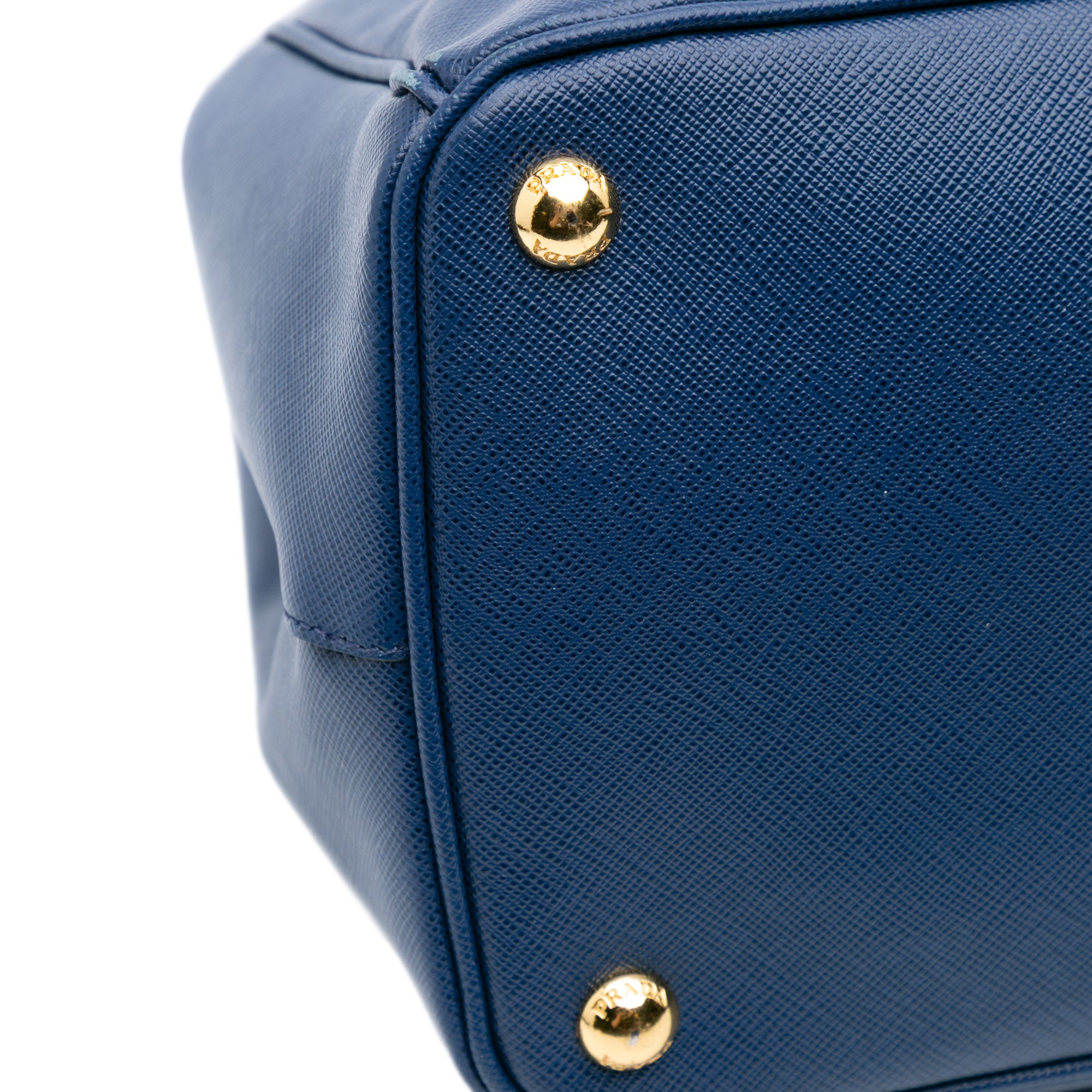Large Saffiano Lux Galleria Double Zip Tote