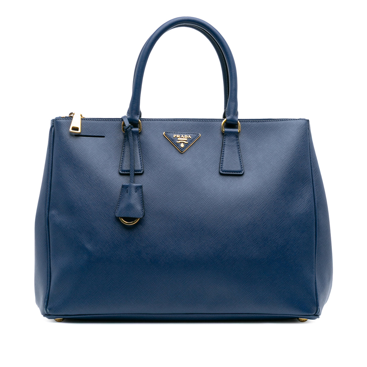 Large Saffiano Lux Galleria Double Zip Tote