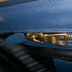 Large Saffiano Lux Galleria Double Zip Tote