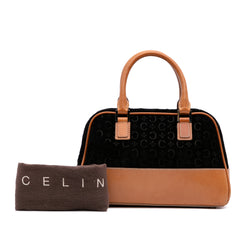 C Macadam Suede Handbag