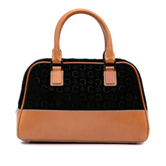 C Macadam Suede Handbag