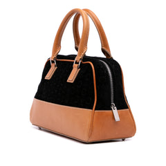 C Macadam Suede Handbag