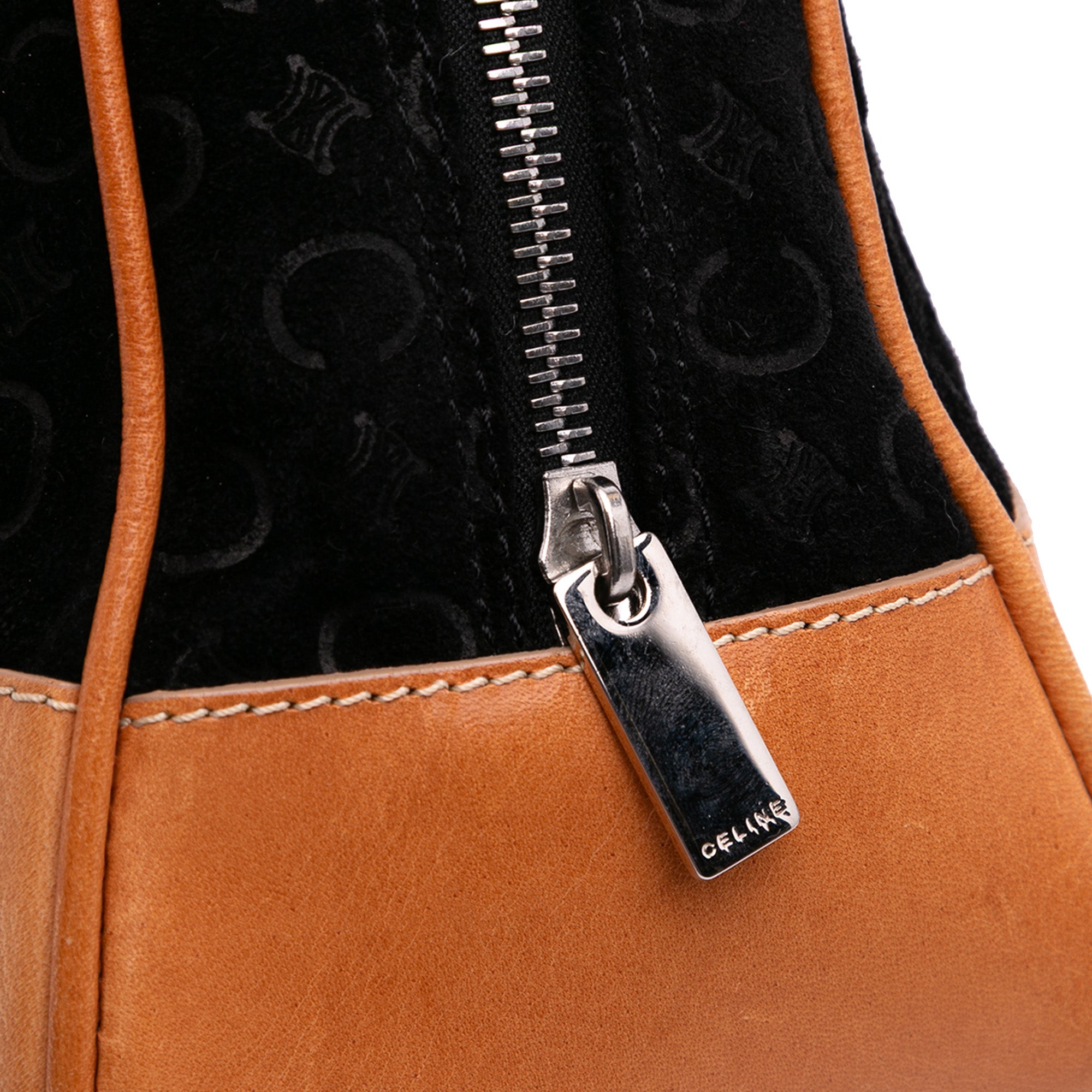 C Macadam Suede Handbag