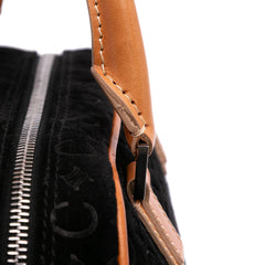 C Macadam Suede Handbag