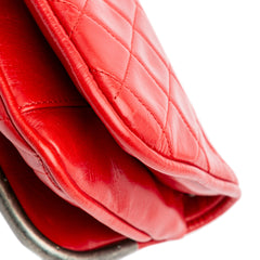 Aged Calfskin CC Chain Frame Flap