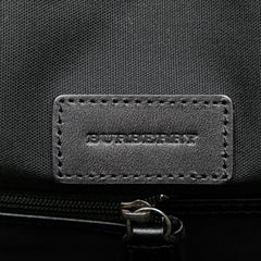 Tonal Check Nylon Business Bag