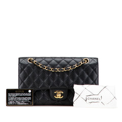 Medium Classic Caviar Double Flap