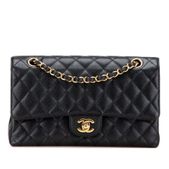 Medium Classic Caviar Double Flap