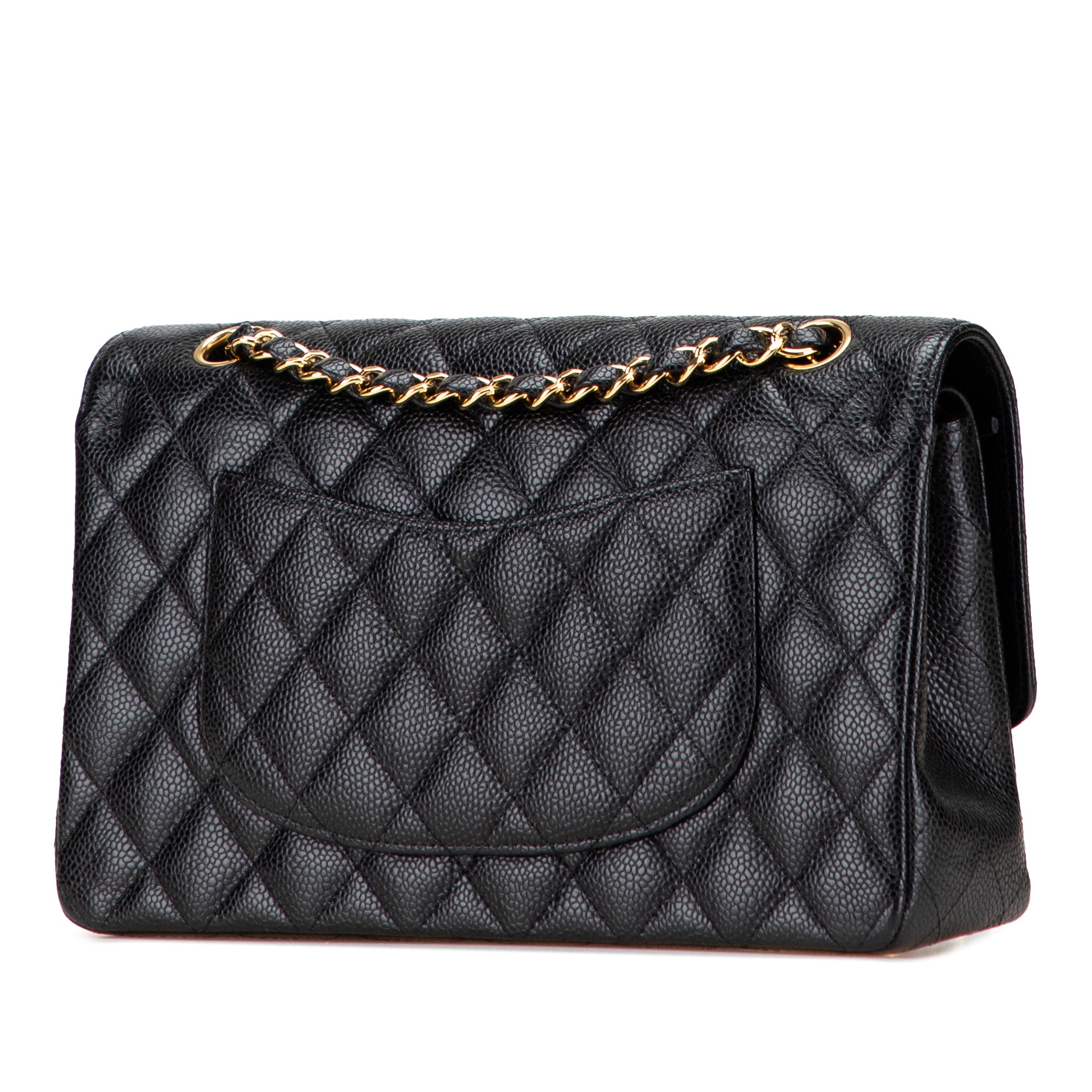 Medium Classic Caviar Double Flap