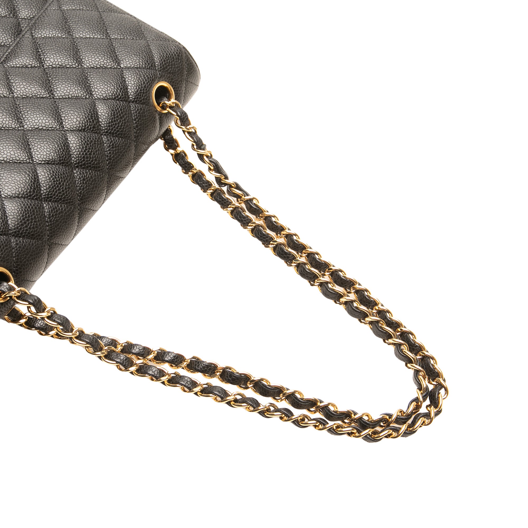 Medium Classic Caviar Double Flap