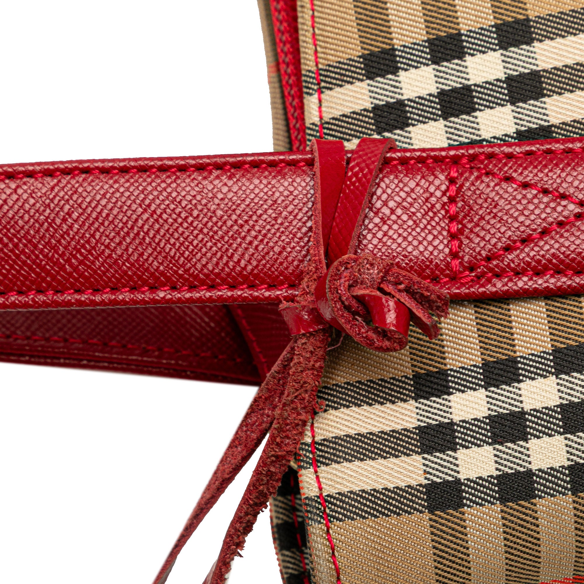 Haymarket Check Canvas Handbag