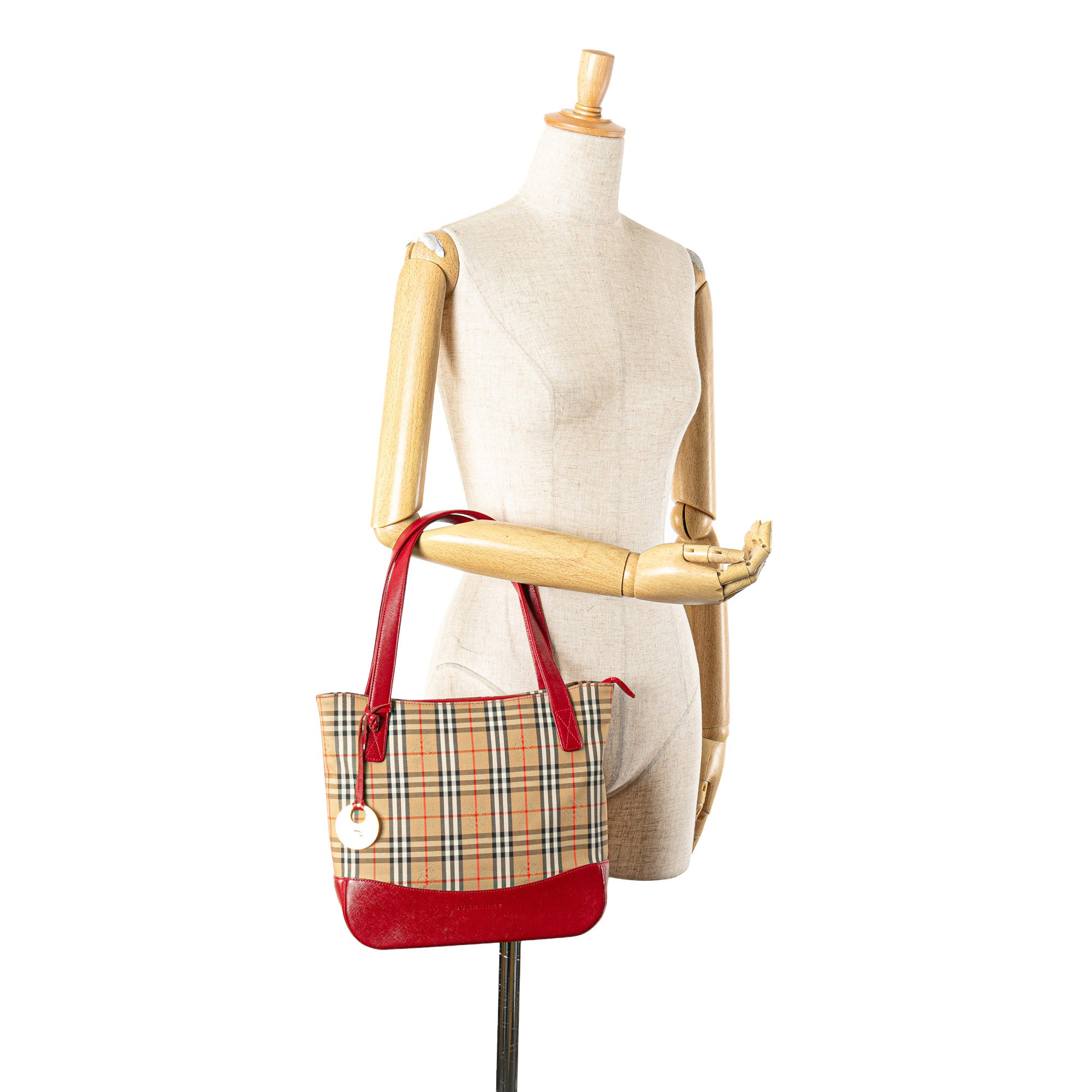 Haymarket Check Canvas Handbag