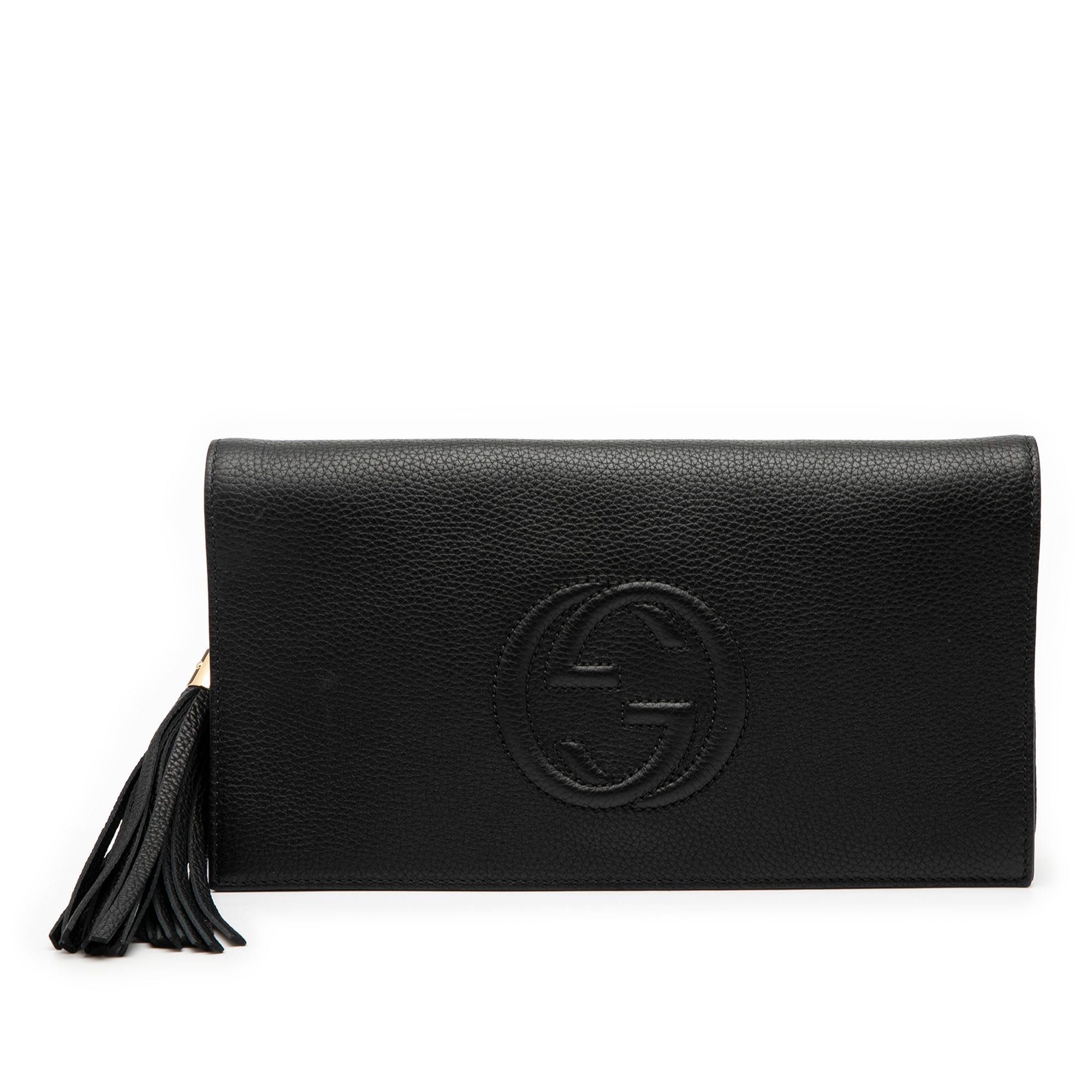 Leather Soho Disco Clutch