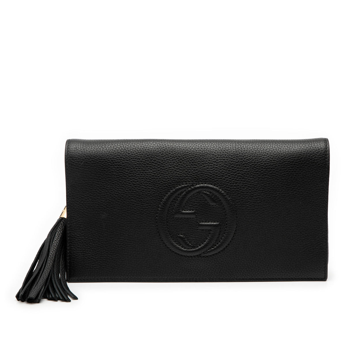 Leather Soho Disco Clutch