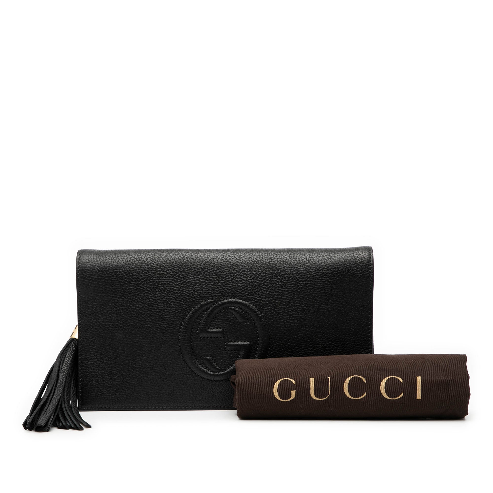Leather Soho Disco Clutch