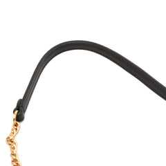 Mini Zucca Shearling Chain Baguette Satchel