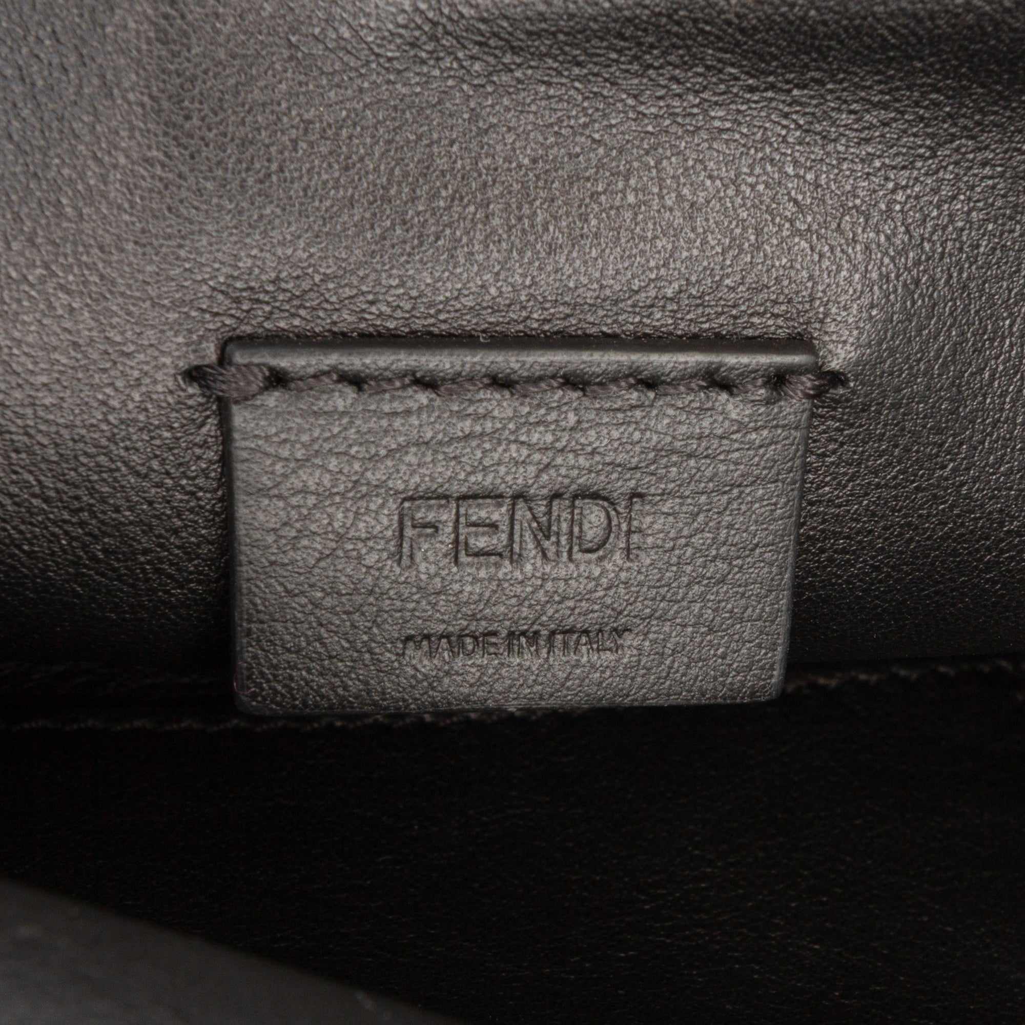 Mini Zucca Shearling Chain Baguette Satchel