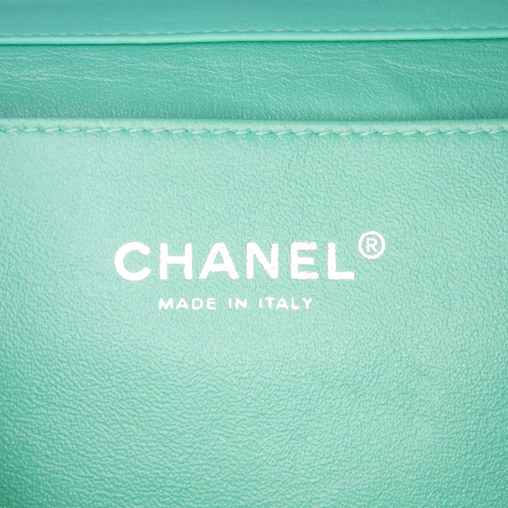 Quilted Patent New Clutch on Chain