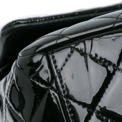 Maxi Classic Patent Double Flap