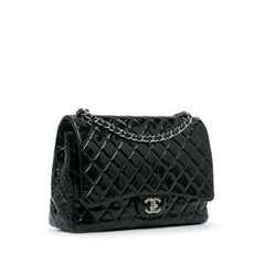 Maxi Classic Patent Double Flap