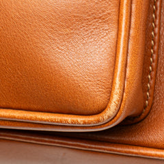 Leather Bamboo Drawstring Backpack