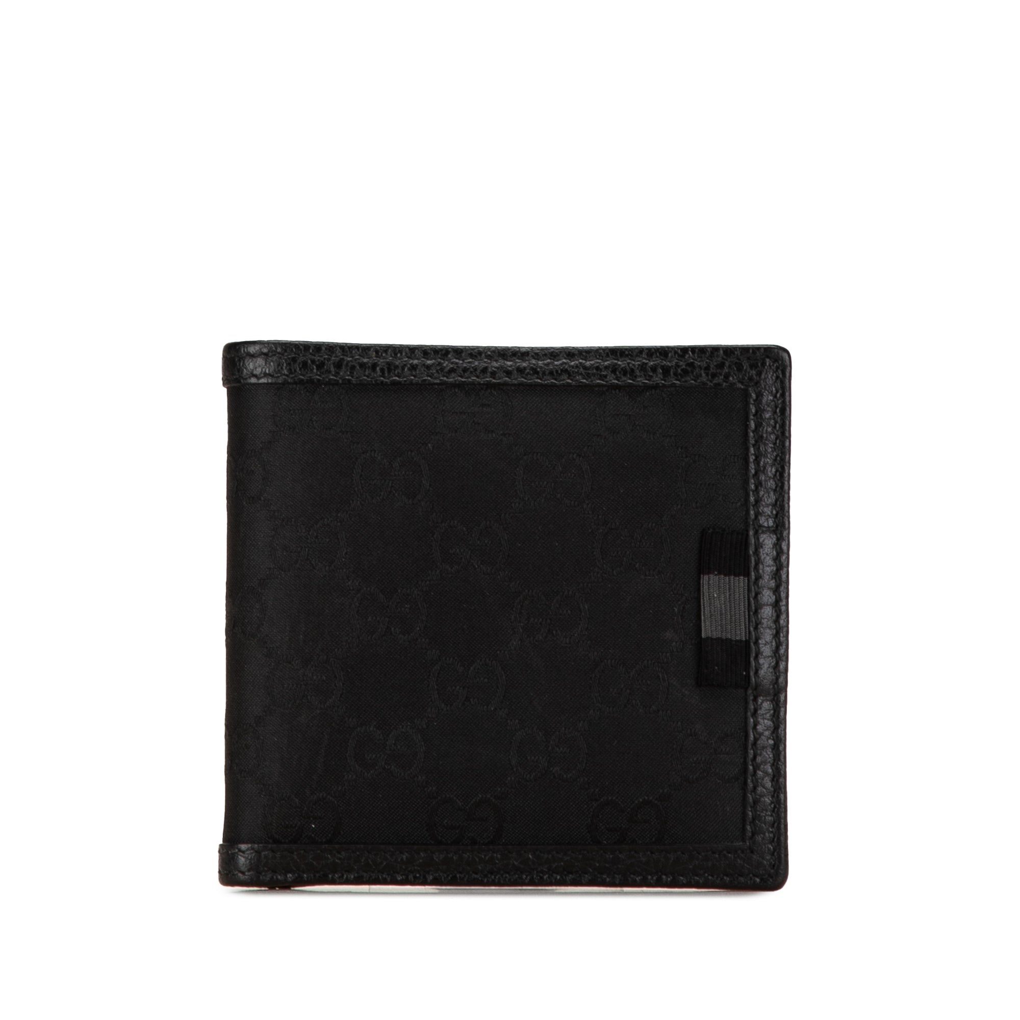 GG Canvas Web Bifold Wallet