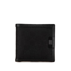 GG Canvas Web Bifold Wallet