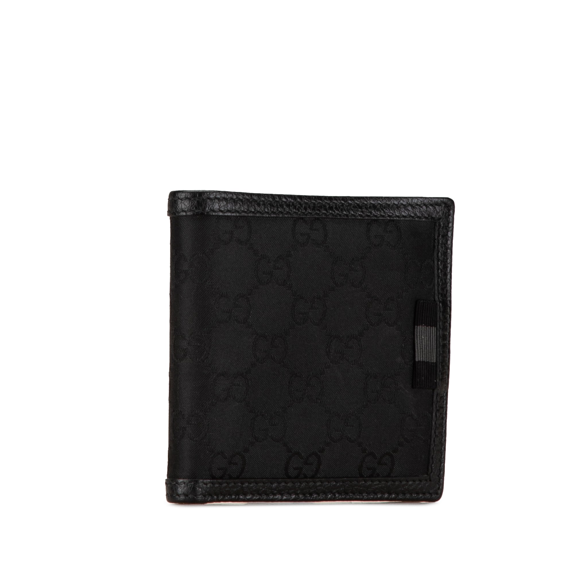 GG Canvas Web Bifold Wallet