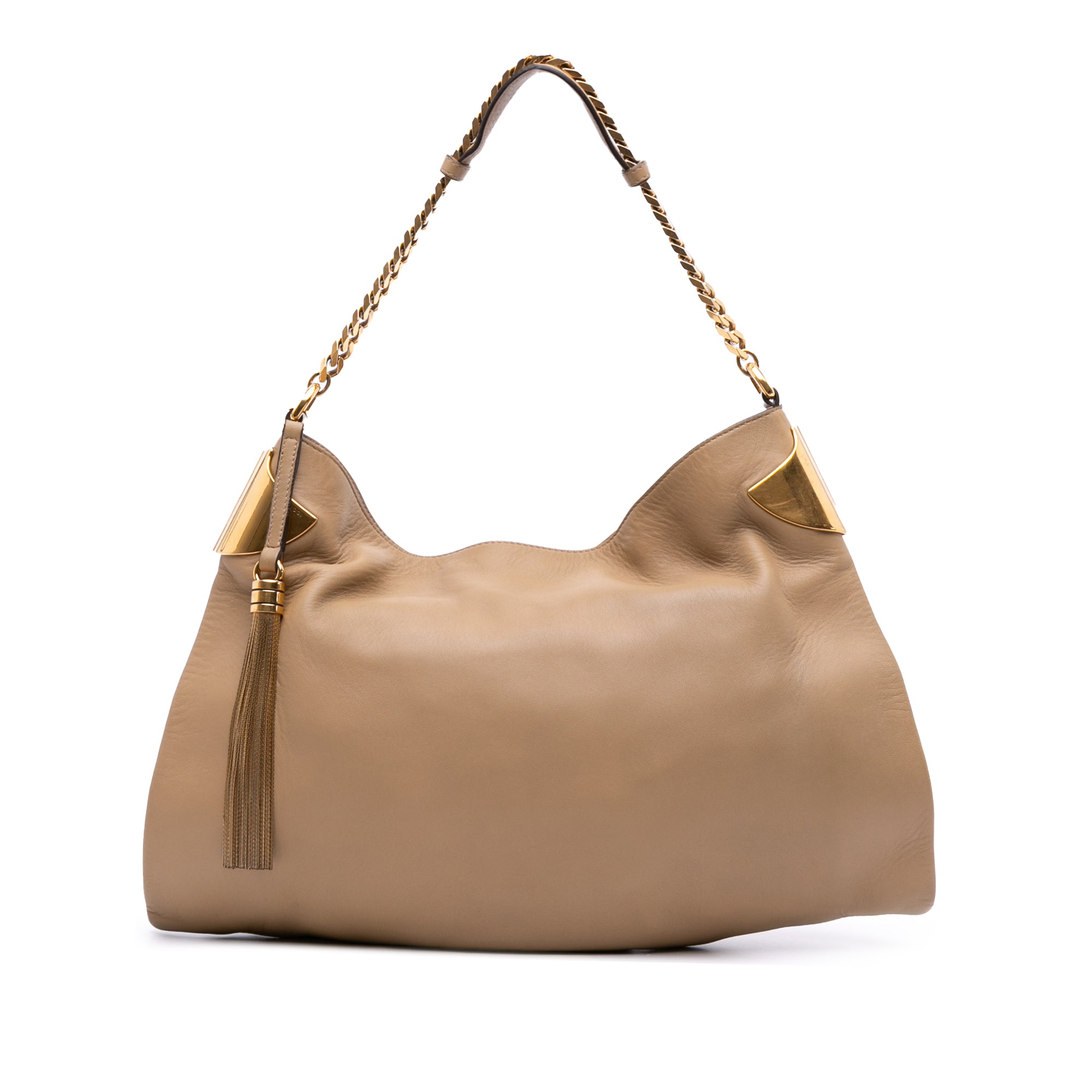Medium Leather 1970 Chain Hobo Bag