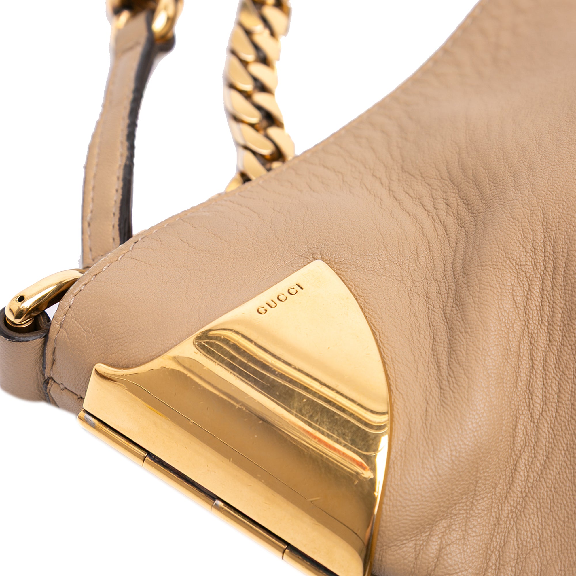 Medium Leather 1970 Chain Hobo Bag